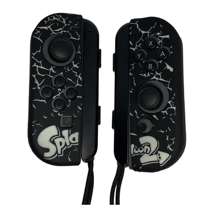 JenDore Black and White Silicone Nintendo Switch Joy-con Protective Shell Covers Set