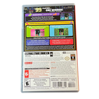 Used Tetris 99 Nintendo Switch Game with Case | Preowned at JenDore