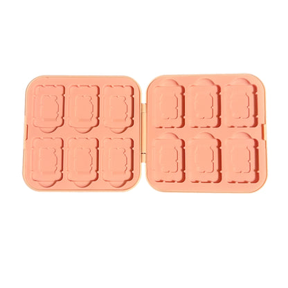JenDore Green Baby Dragon 12 Slot Pink Game Card Silicone Case for Nintendo Switch Cartridges