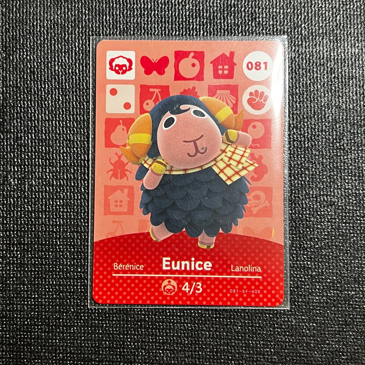 Preowned Eunice  Amiibo Card #081 for Nintendo Switch | Authentic Animal Crossing at JenDore