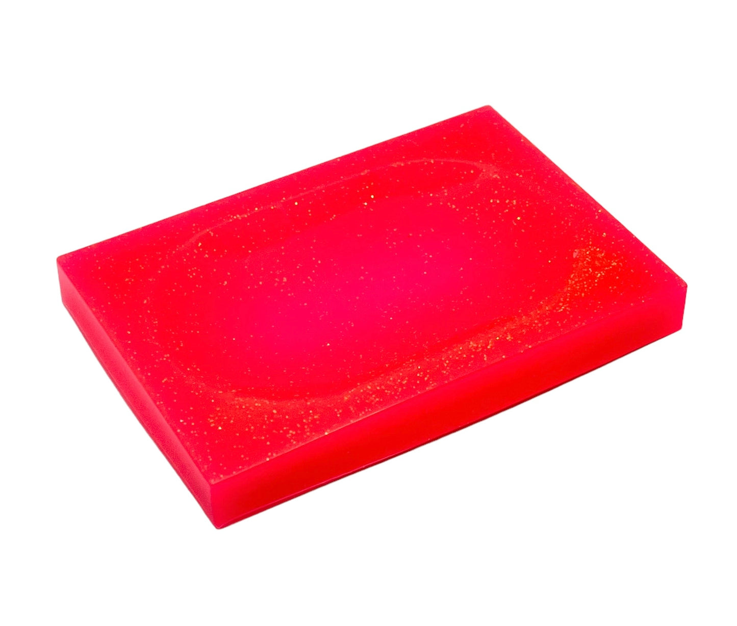 Porte-savon à paillettes de récif de corail fait à la main pour salle de bain/cuisine