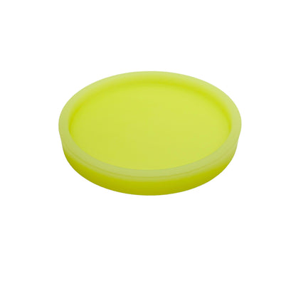 JenDore Handmade Neon Yellow Glow Circular Vanity Tray