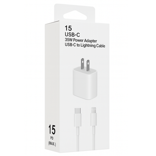 JenDore 35W USB-C PD Wall Charger & Lightning Cable Combo – MW859
