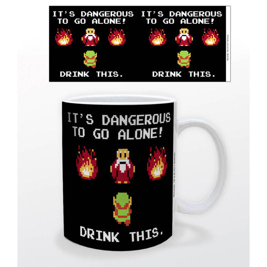 The Legend of Zelda "Drink This" 11 oz Ceramic Mug with Gift Box