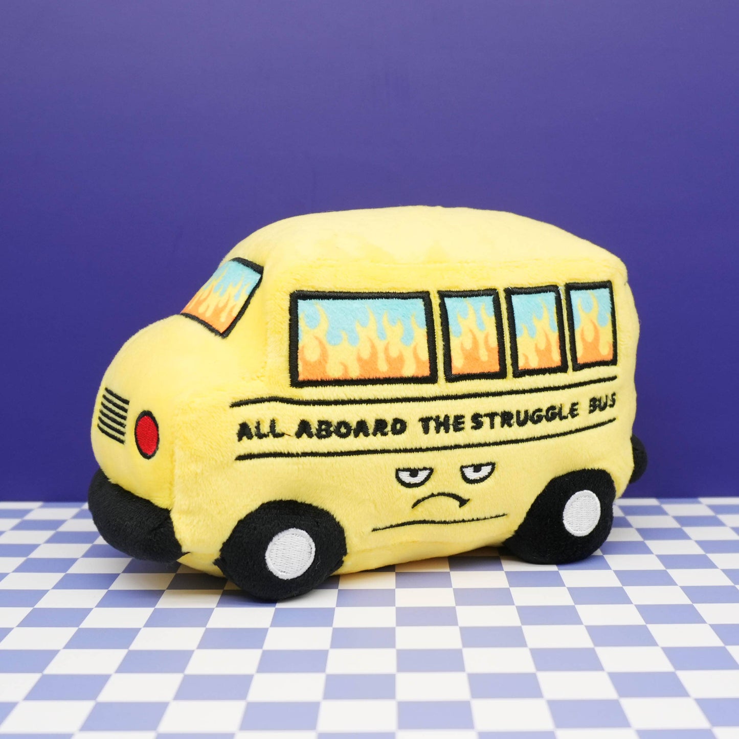 "All Aboard The Struggle Bus" Plush Bus