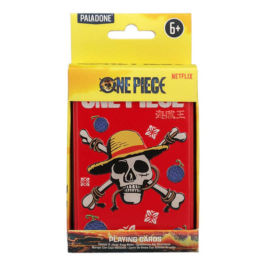 Paladone ONE PIECE Netflix Playing Cards in Tin – 54-Card Deck