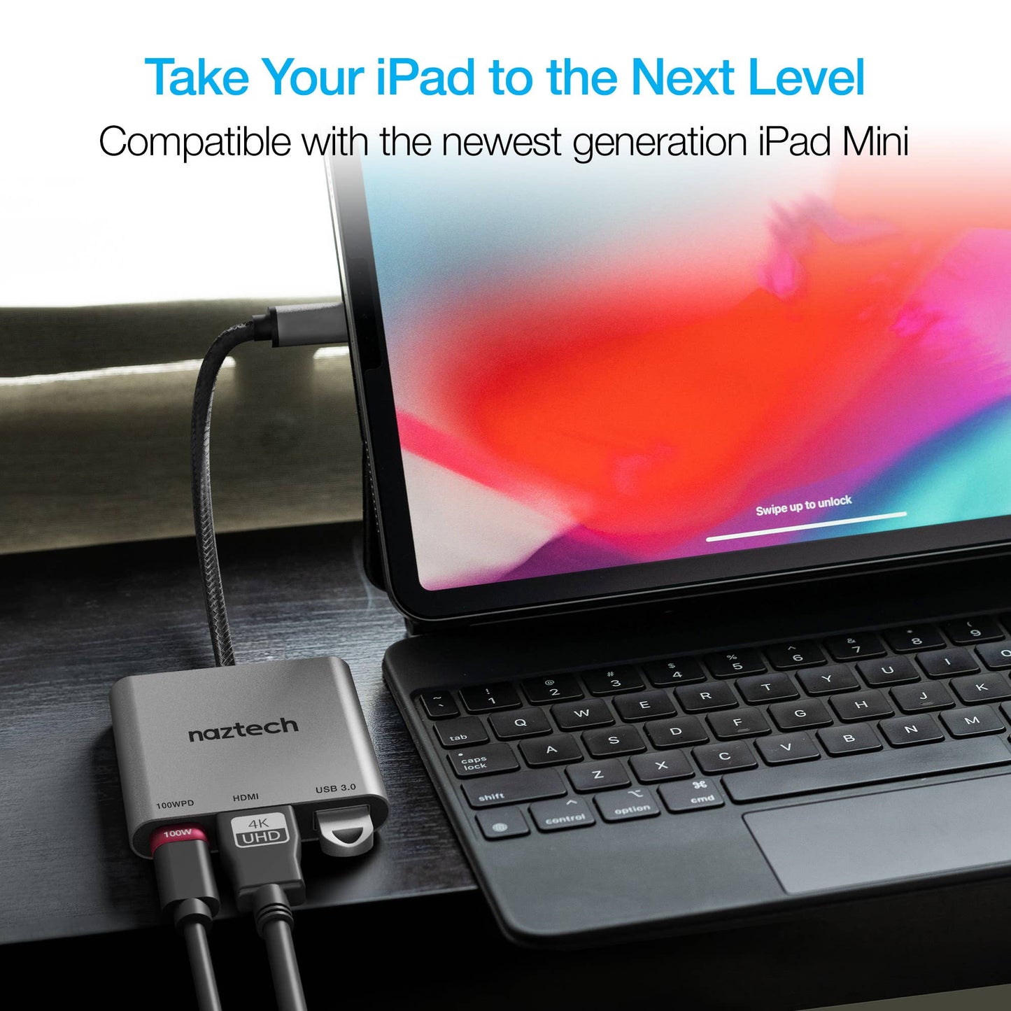 HyperGear MaxDrive 3 Universal USB-C Hub – 100W PD, 4K HDMI & USB 3.0 – Space Gray