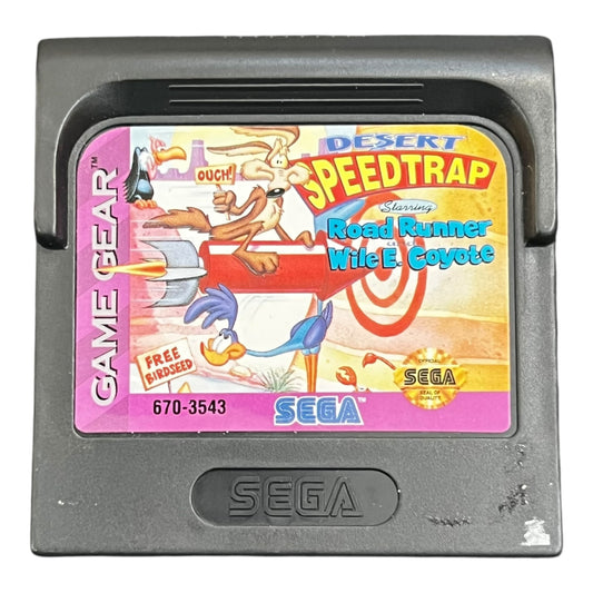 Desert Speedtrap Starring Road Runner and Wile E. Coyote Sega Game Gear used video game cartridge