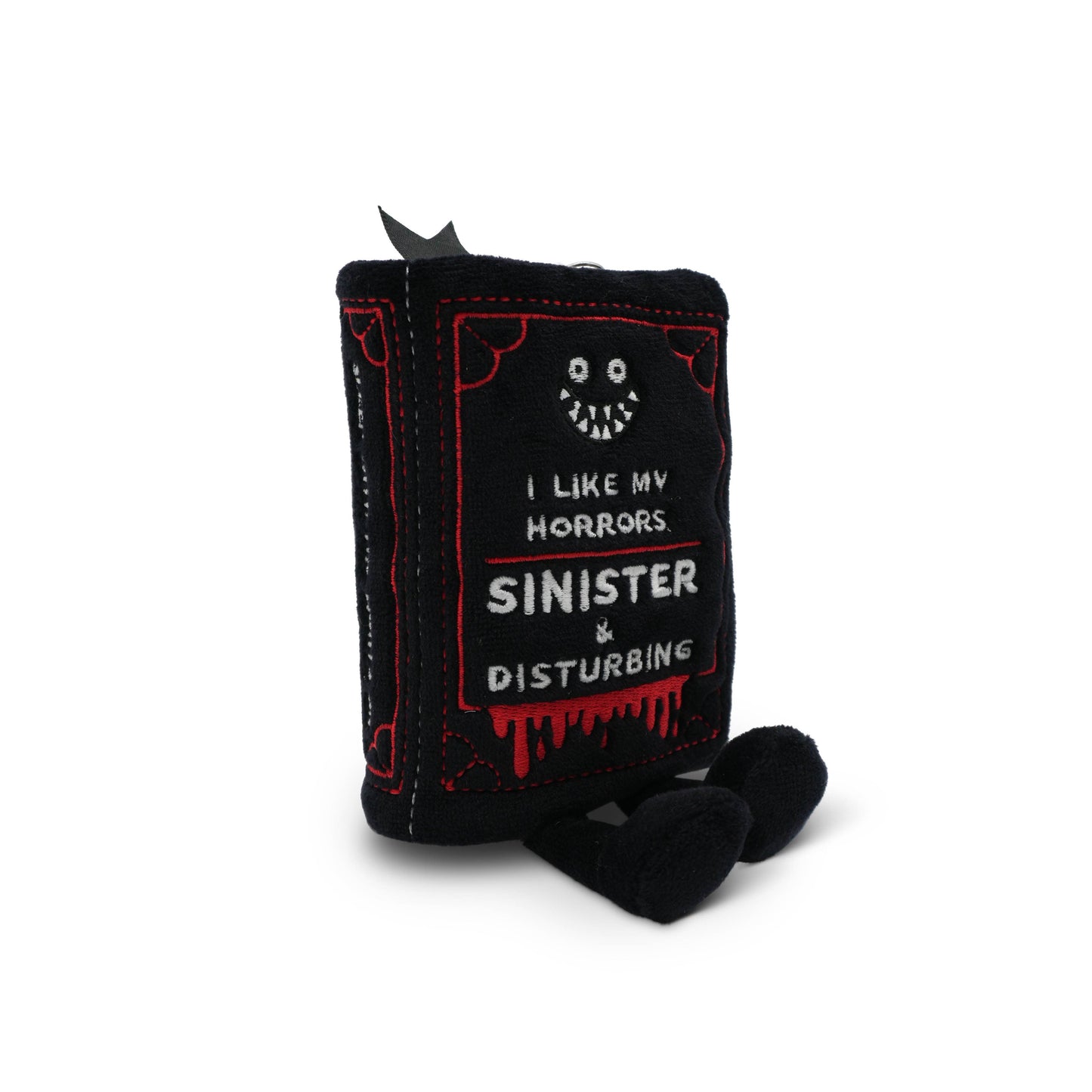 I Like My Horrors Sinister & Disturbing Book Plush Bag Charm