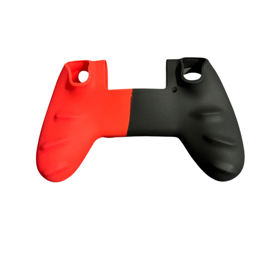 JenDore black red silicone cover compatible with PS4 Pro and Slim controller with grip texture