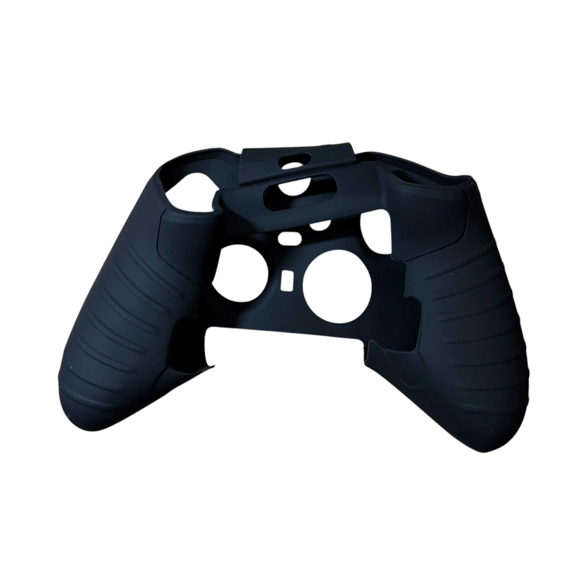JenDore black anti-slip silicone grip cover compatible with Xbox One wireless controllers. Improves grip and protects from wear.