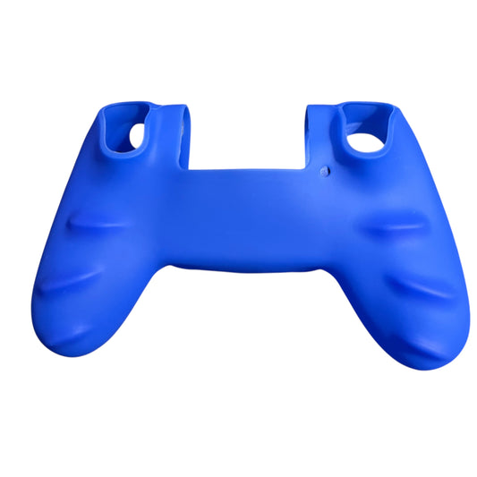 JenDore blue silicone cover compatible with PS4 Pro and Slim controller with grip texture