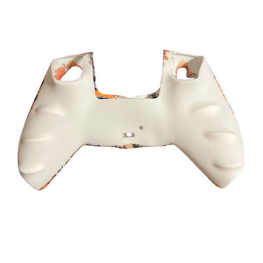 JenDore graffiti-style silicone anti‑slip grip cover compatible with PS5 wireless controller