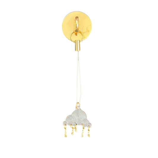 Decorative cloud phone charm