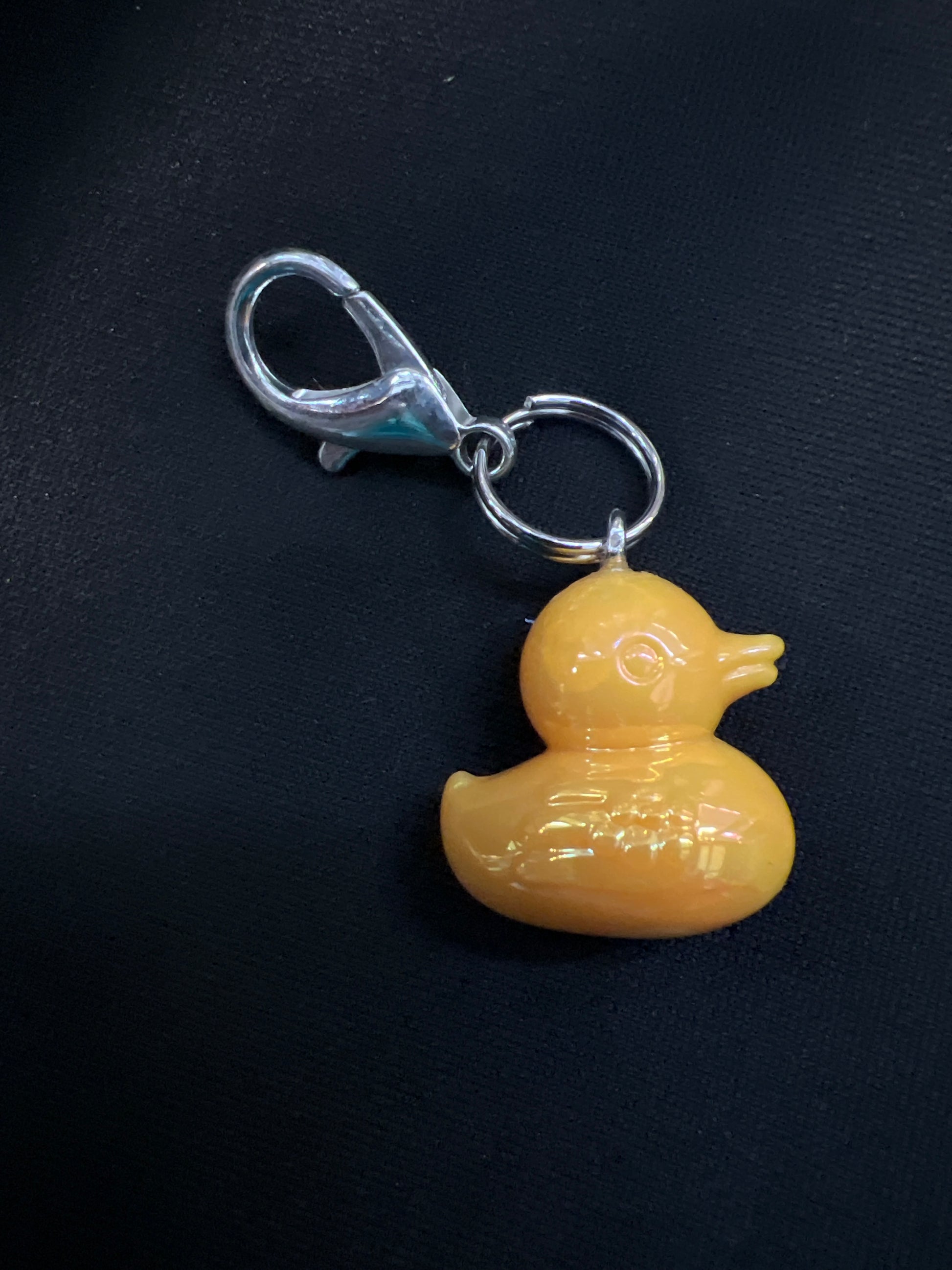 JenDore Handmade Yellow Duck Bag Charm Cute Purse Backpack Accessory