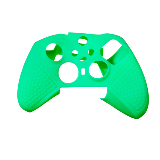 JenDore lime green anti-slip silicone grip cover compatible with Xbox One wireless controllers. Improves grip and protects from wear.