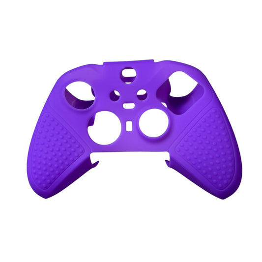 JenDore purple anti-slip silicone grip cover compatible with Xbox One wireless controllers. Improves grip and protects from wear.