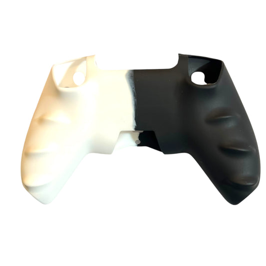 JenDore white black silicone anti‑slip grip cover for PS5 wireless controller