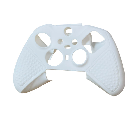 JenDore white anti-slip silicone grip cover compatible with Xbox One wireless controllers. Improves grip and protects from wear.
