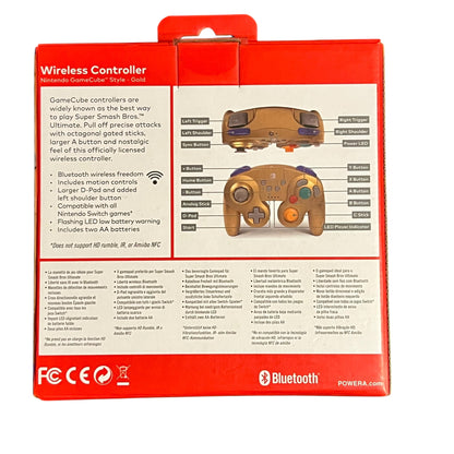 PowerA wireless controller compatible with Super Smash Bros Ultimate for Nintendo Switch sealed in original packaging