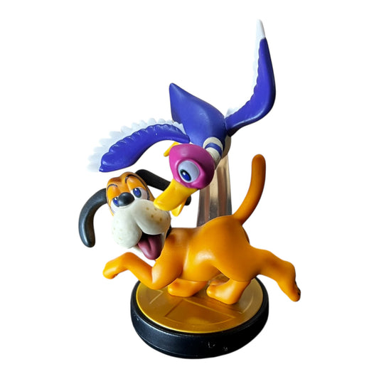 Preowned Duck Hunt Amiibo figurine compatible with Nintendo Switch, Wii U, and Nintendo 3DS, preowned at JenDore