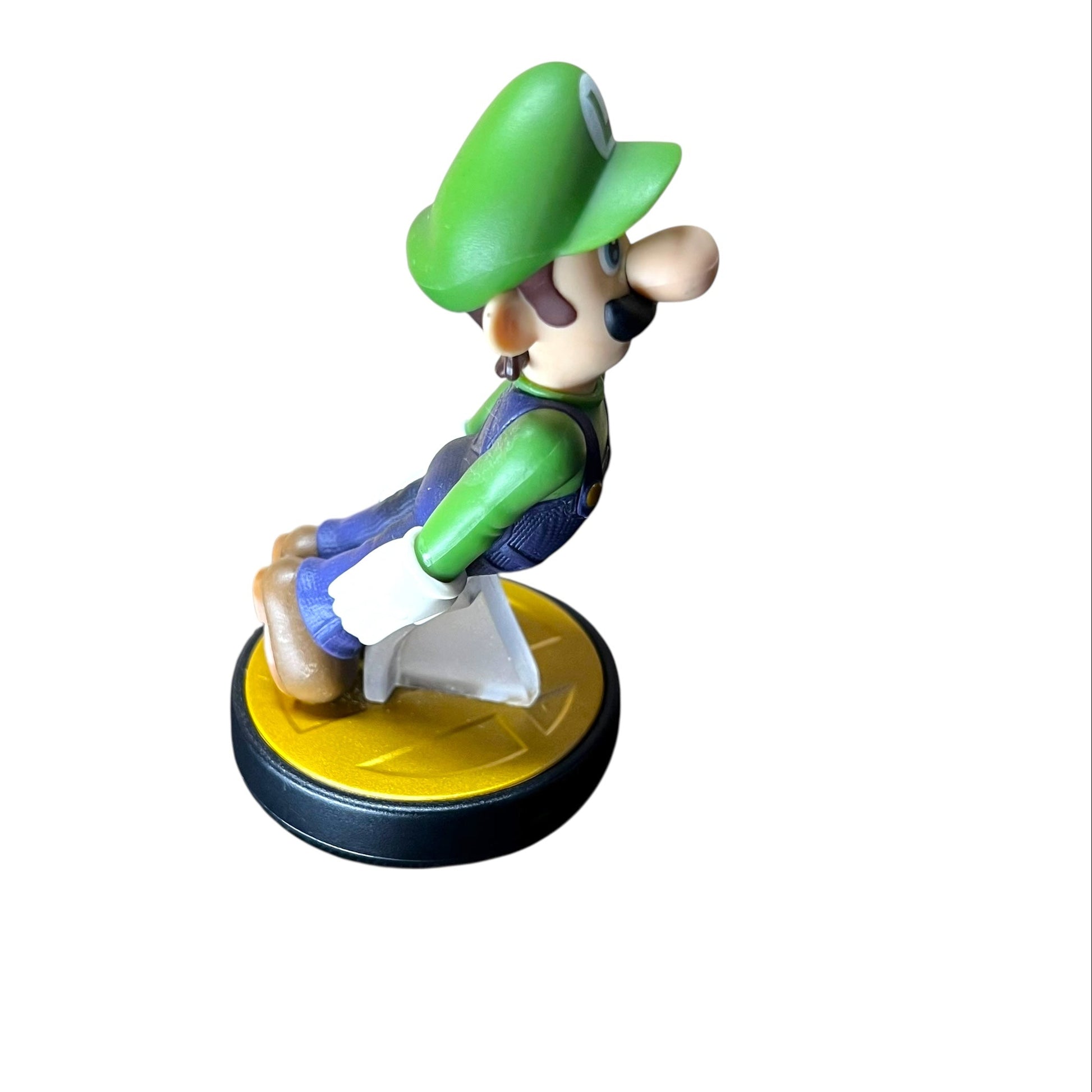 preowned luigi super smash bros amiibo compatible with nintendo switch used figurine at jendore