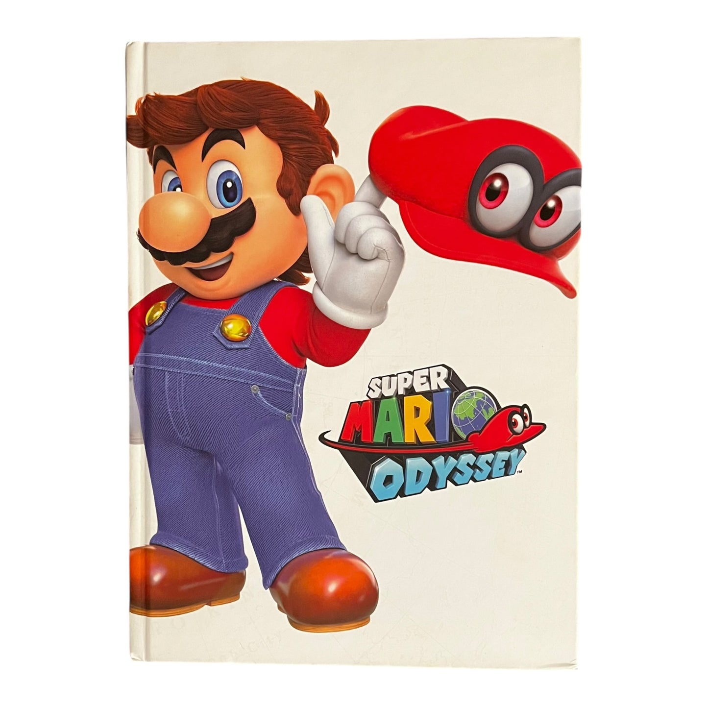 Preowned Super Mario Odyssey official guide hardcover Nintendo adventure book collectible