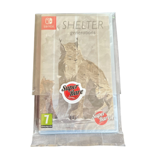 Sealed Shelter Generations (Super Rare Games) for Nintendo Switch — preowned physical copy, collector release — JenDore