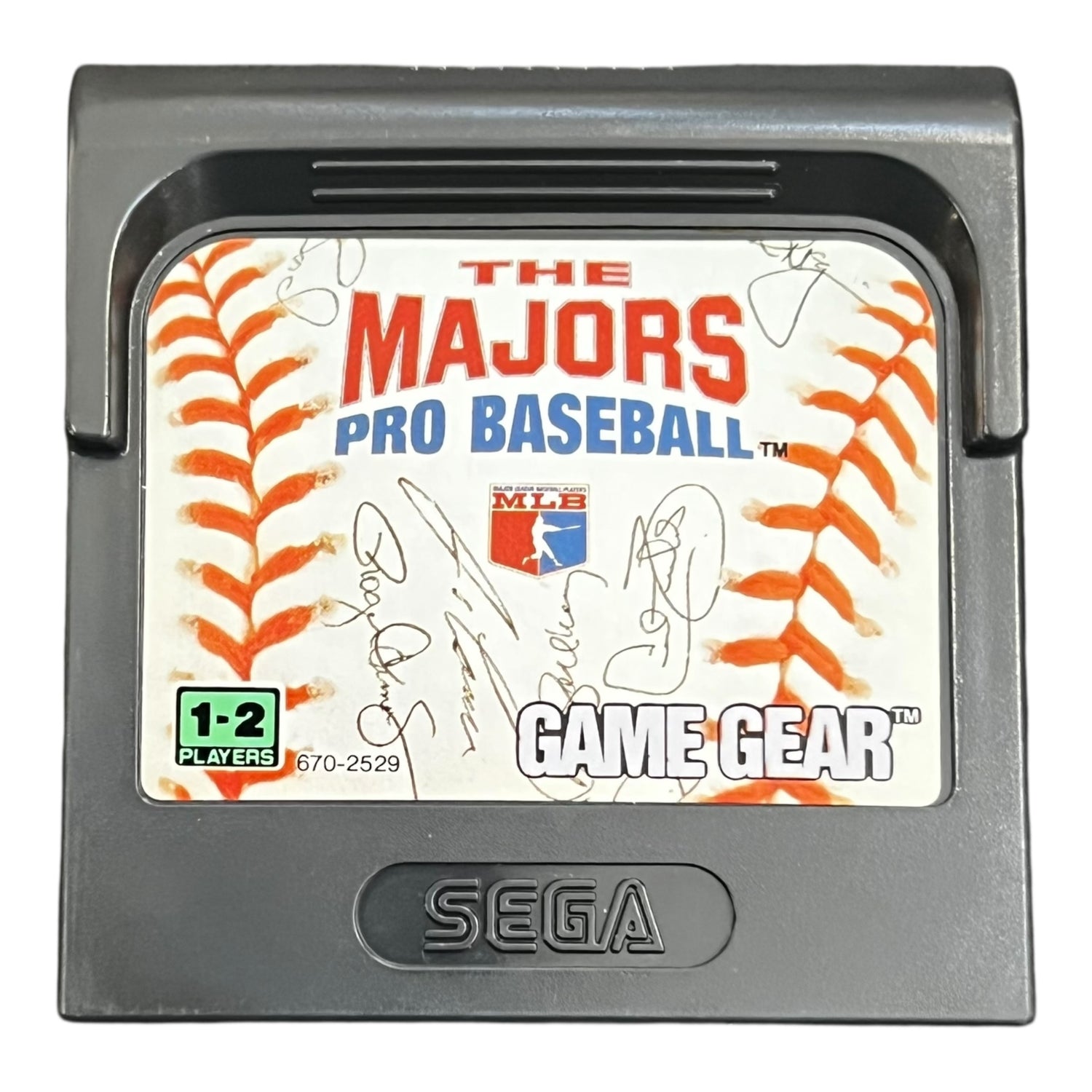 The Majors Pro Baseball Sega Game Gear used video game cartridge preowned at JenDore