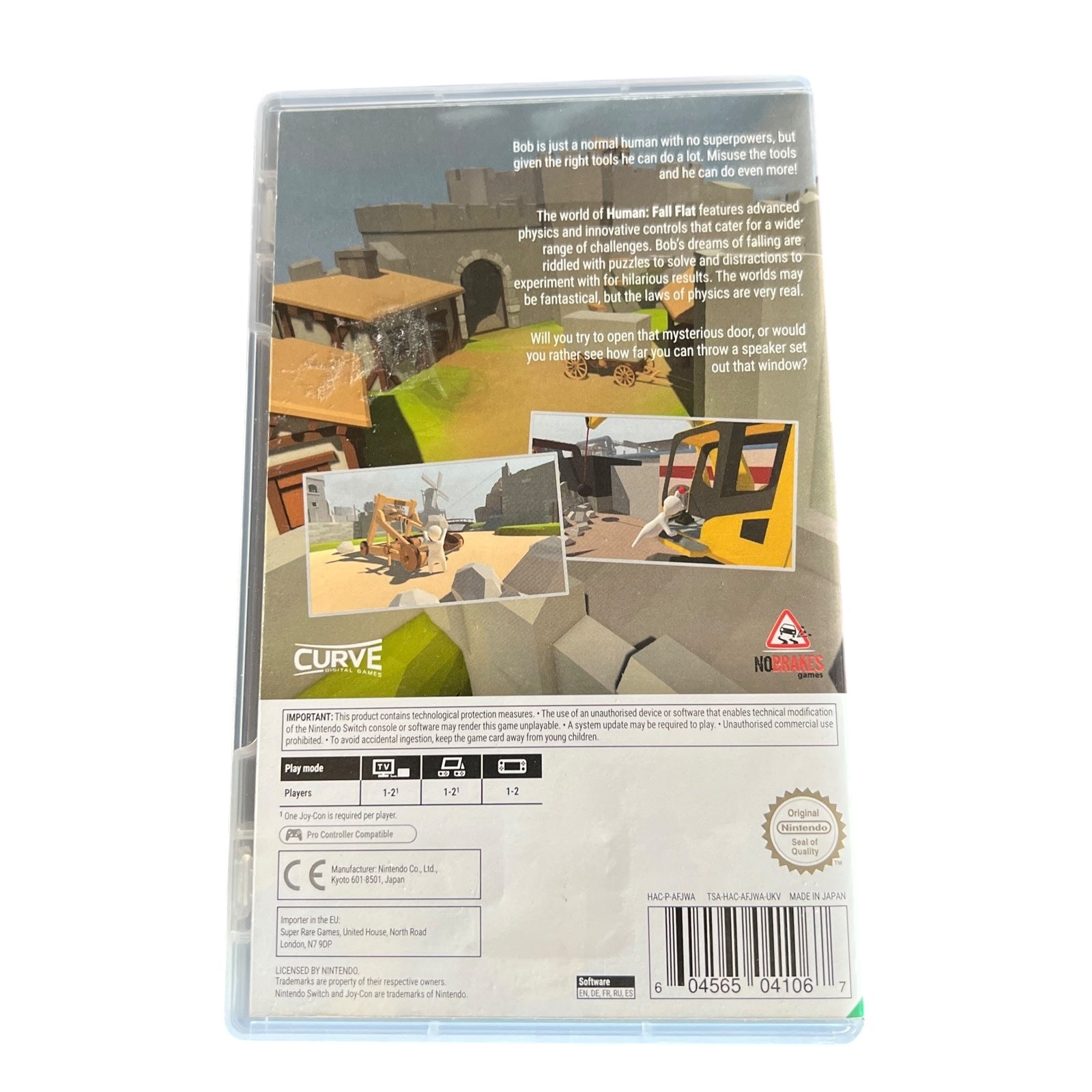 Used Human: Fall Flat Nintendo Switch game by Super Rare Games with original case – preowned and available at JenDore