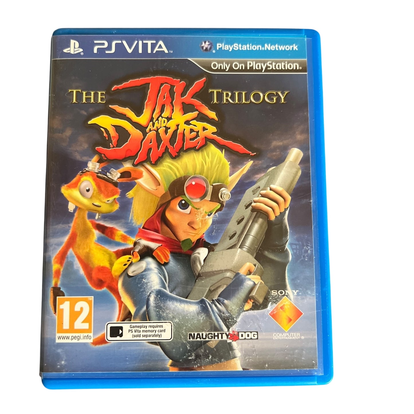 Used The Jak and Daxter Trilogy PlayStation PS Vita Video Game with Case – Preowned at JenDore