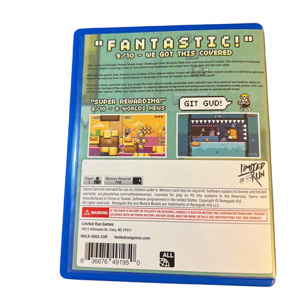 Used Mutant Mudds Collection PlayStation PS Vita Game with Case – Preowned and tested copy available at JenDore
