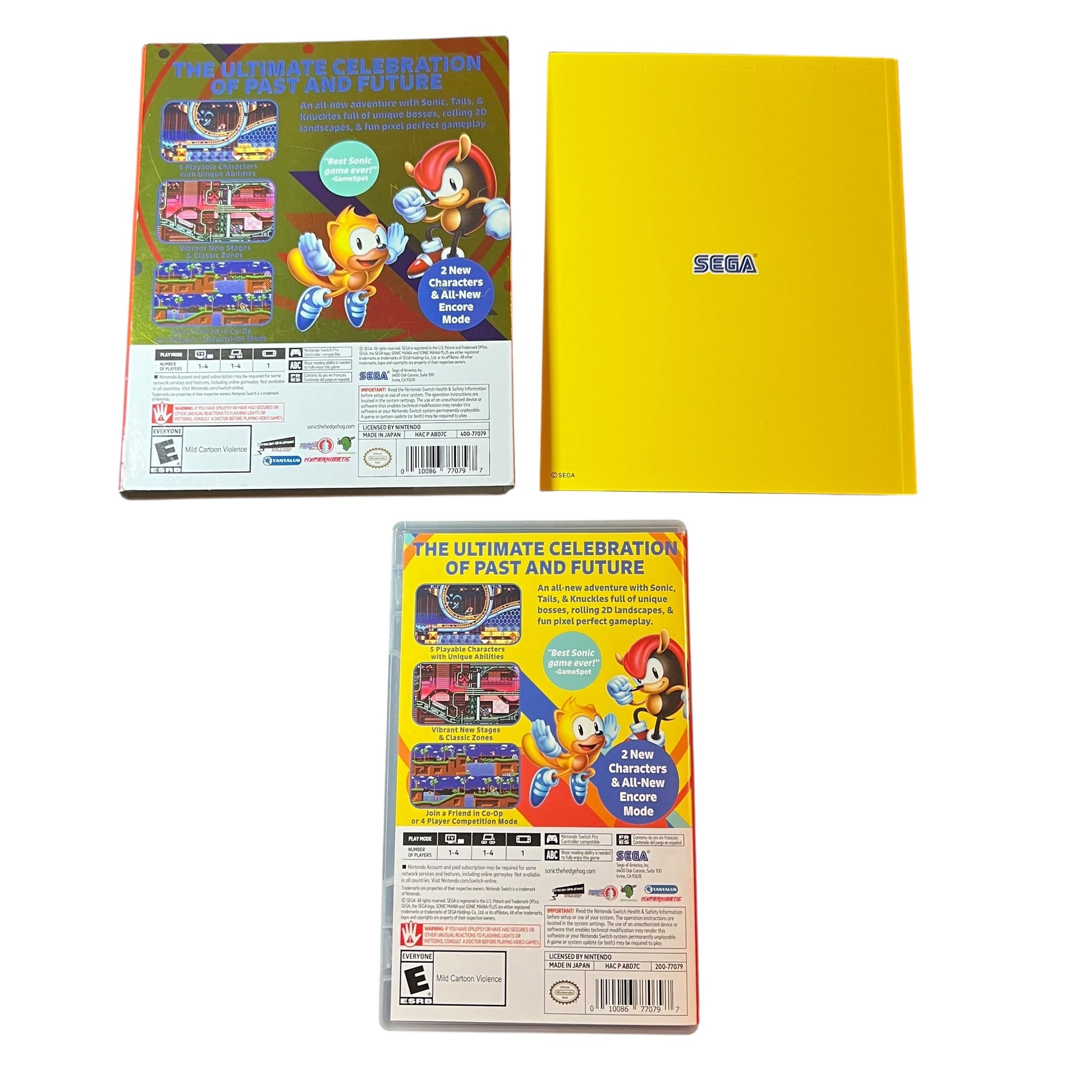 Used Sonic Mania Plus Nintendo Switch Game with Case – Preowned edition available now at JenDore