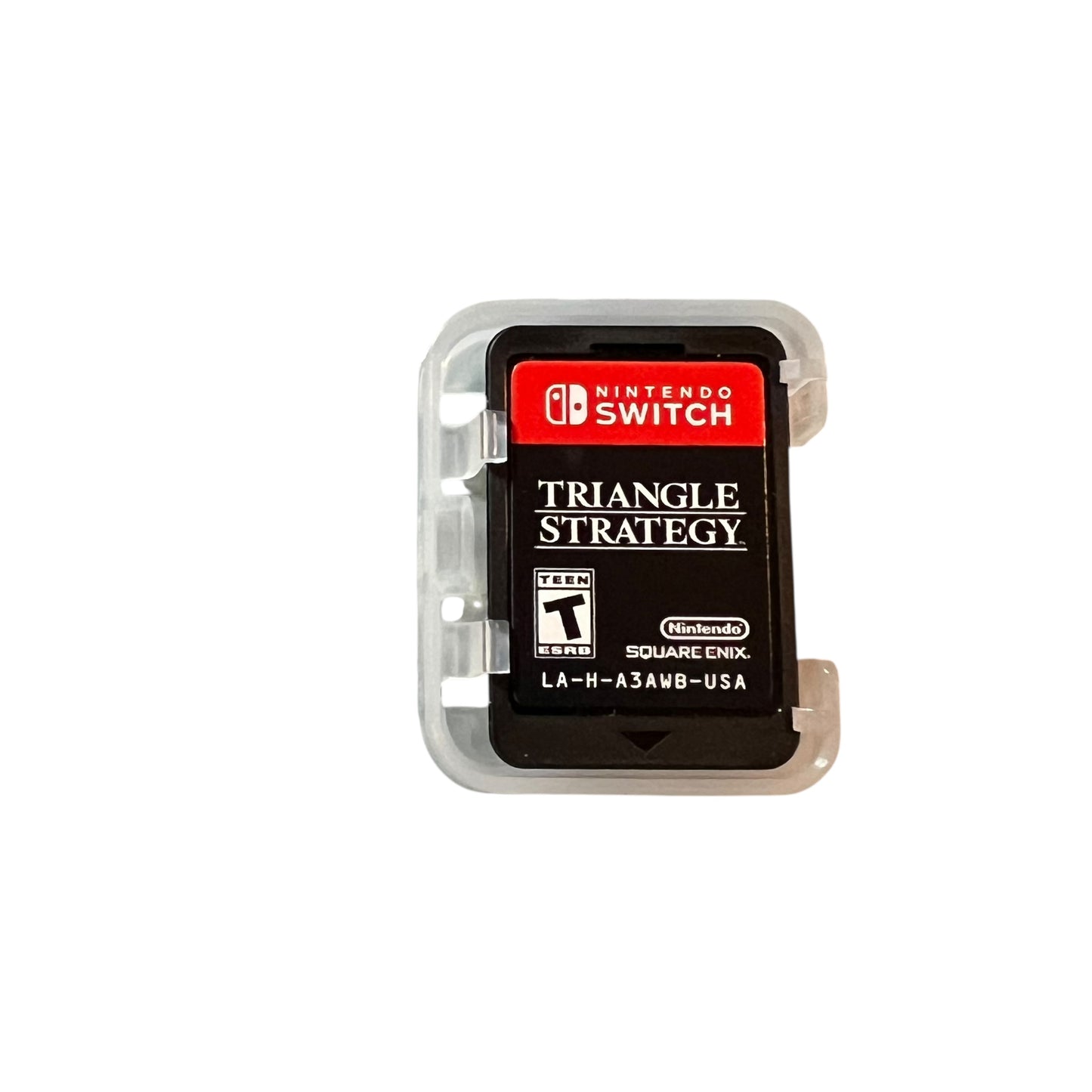 Used Triangle Strategy Nintendo Switch game with original case, preowned and tested, available from JenDore in Norfolk, VA.