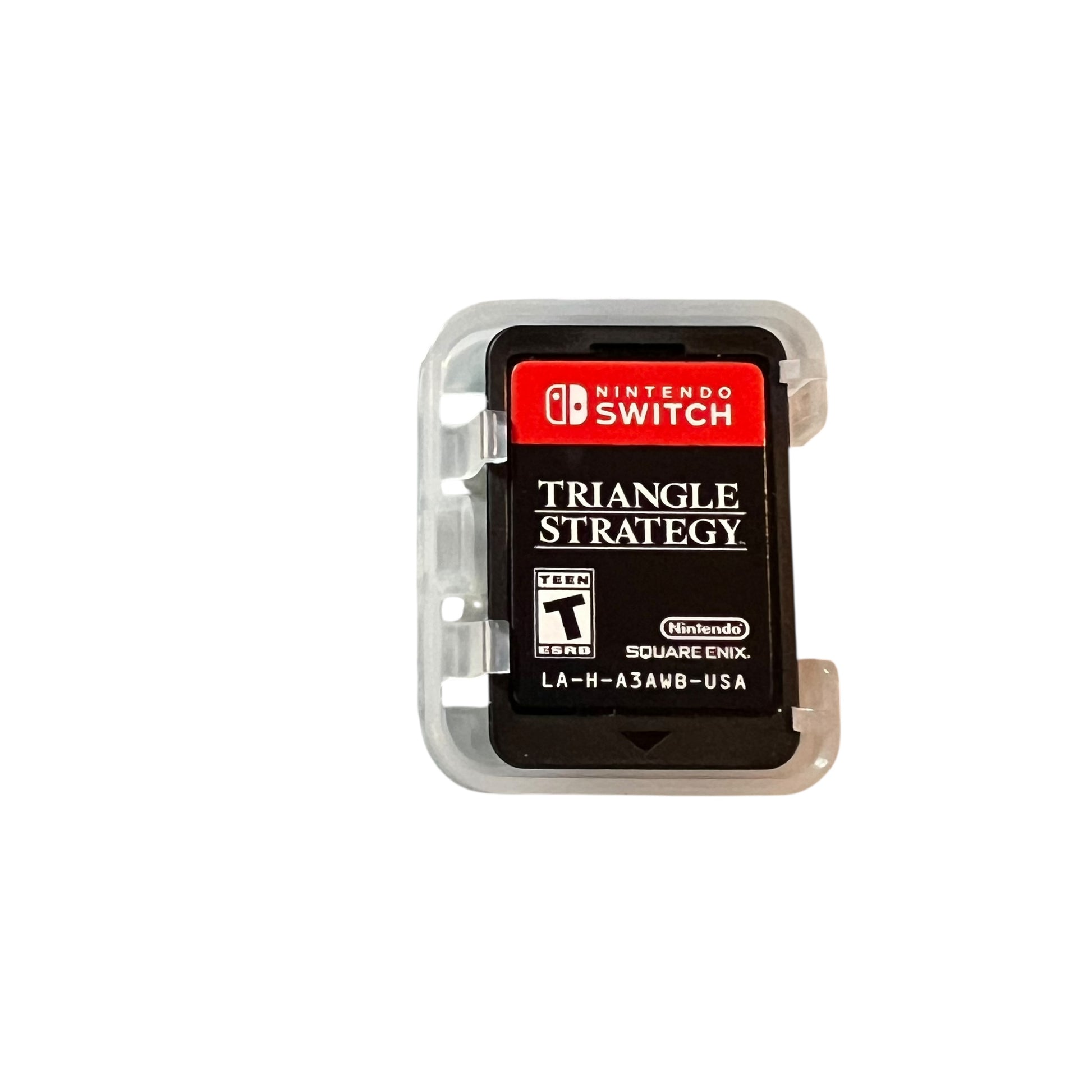 Used Triangle Strategy Nintendo Switch game with original case, preowned and tested, available from JenDore in Norfolk, VA.