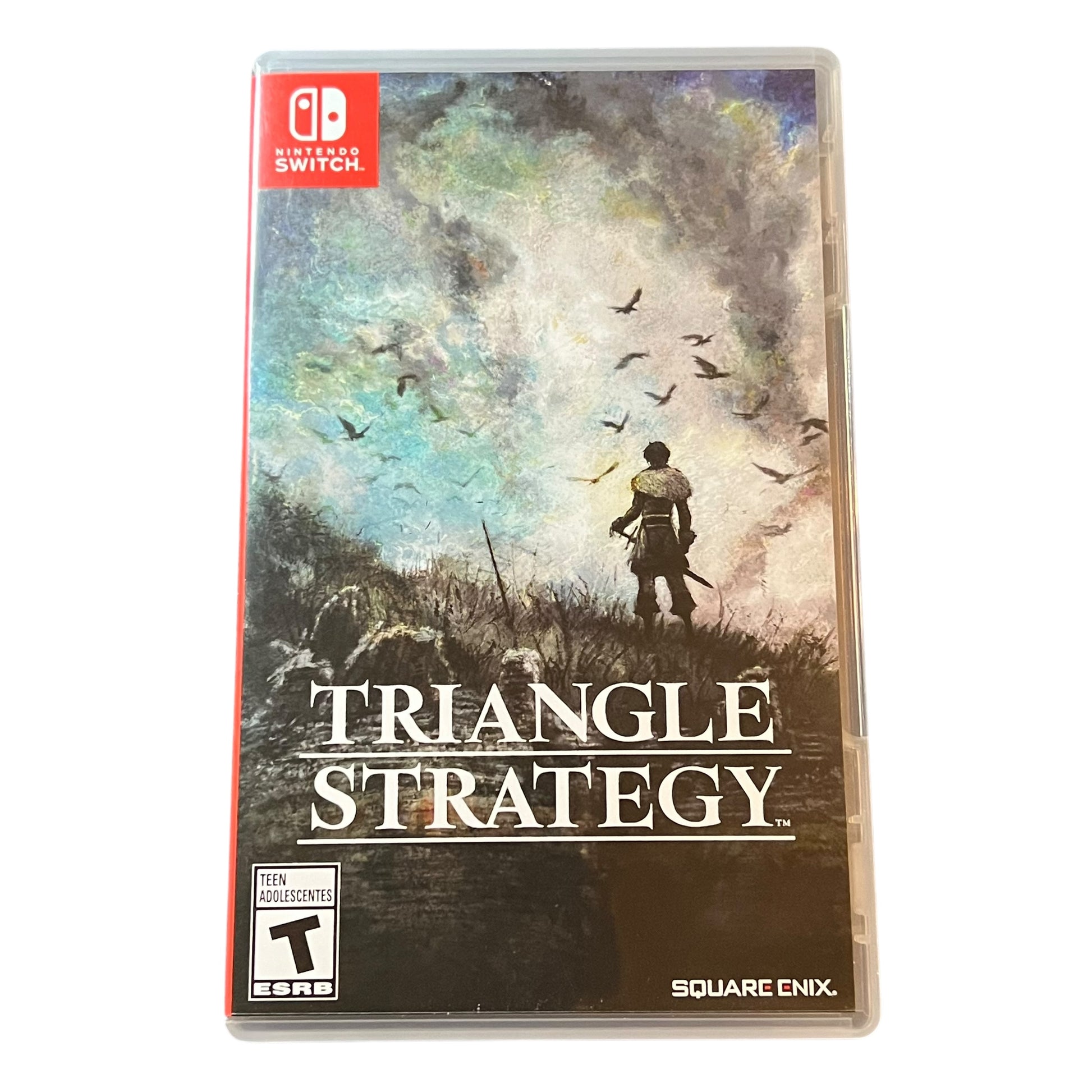 Used Triangle Strategy Nintendo Switch game with original case, preowned and tested, available from JenDore in Norfolk, VA.