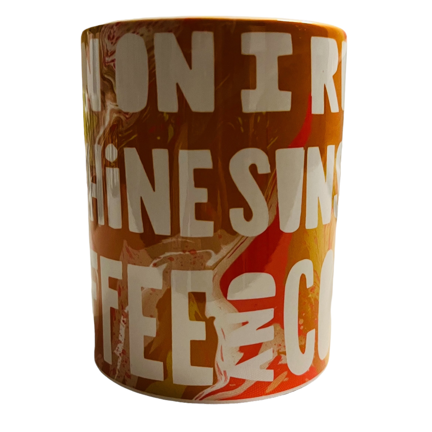 JenDore "Corro con sol y café" 15 oz. Taza de té y café