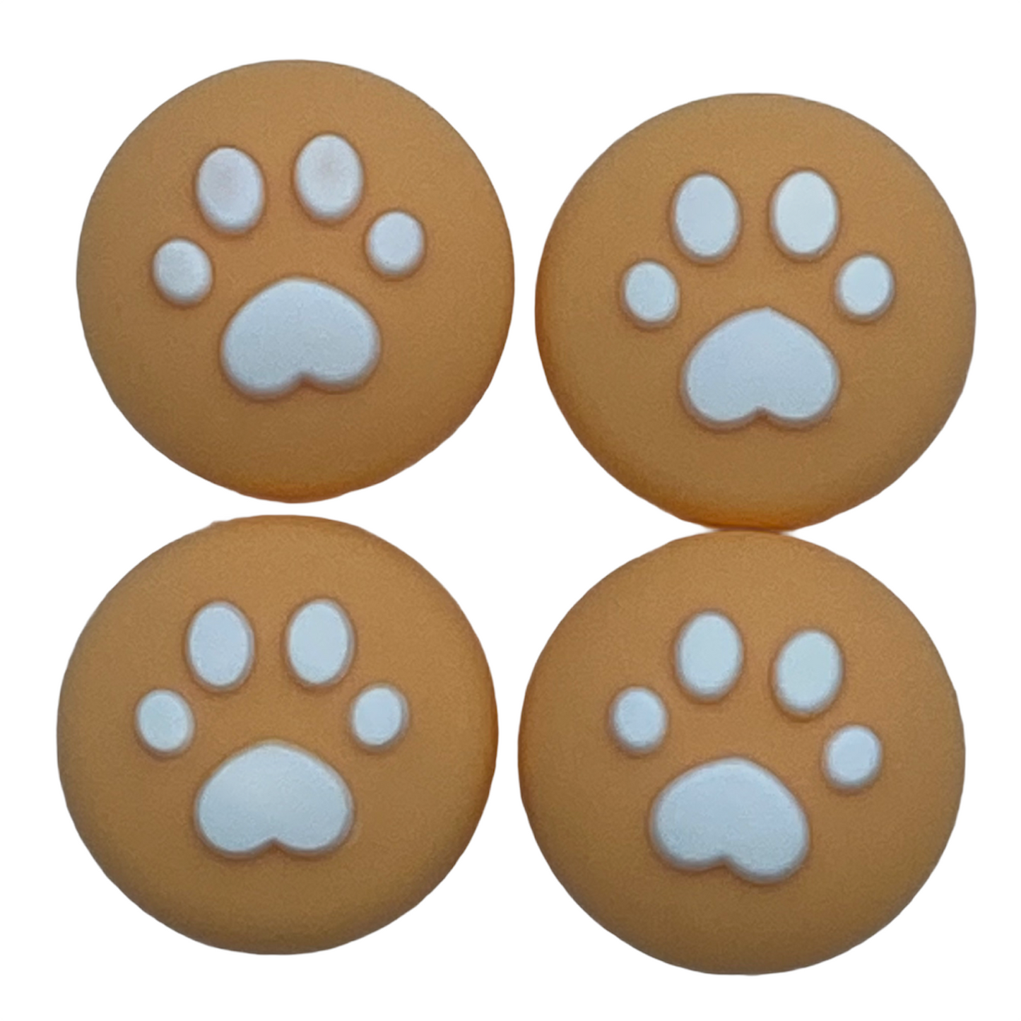 JenDore Naranja 4 Piezas Patas Tapas de Agarre de Pulgar de Silicona para Nintendo Switch