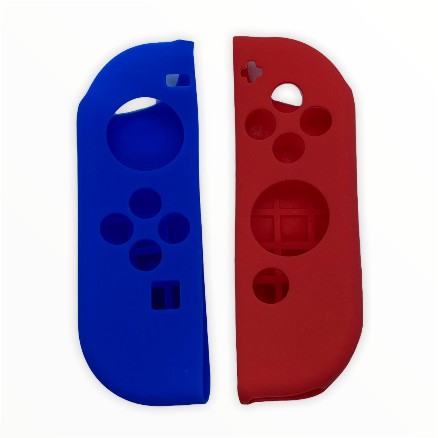 JenDore Blue & Red Silicone Nintendo Switch Joy-con Protective Shell Covers