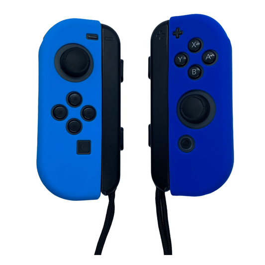 Jendore Coque de protection en silicone bleu pour Nintendo Switch Joy-con