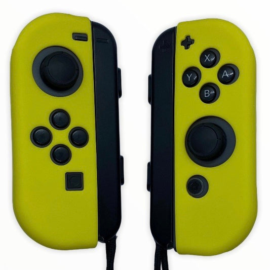 Jendore Coque de protection en silicone jaune pour Nintendo Switch Joy-con