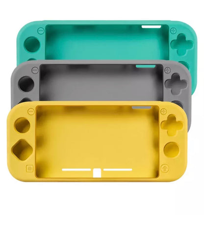 JenDore Gray Full Silicone Shell Cover Case compatible Nintendo Switch Lite