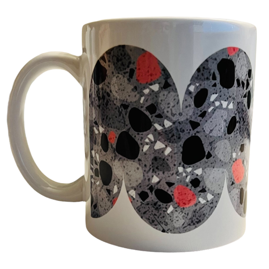 JenDore Pierre décorative 12 oz. Tasse à café et à thé