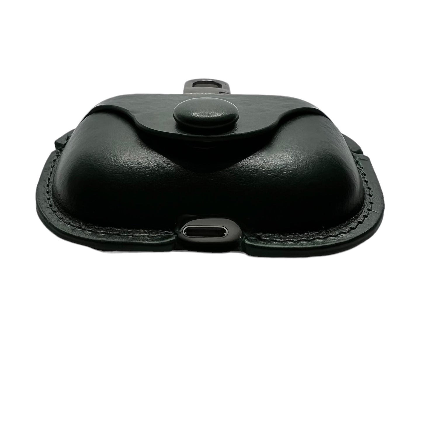 <transcy>JenDore Forest Green Funda de silicona compatible con Apple AirPods Pro, funda protectora con llavero para Airpods</transcy>