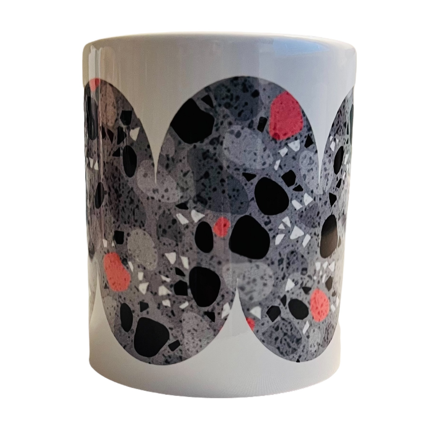 JenDore Pierre décorative 12 oz. Tasse à café et à thé