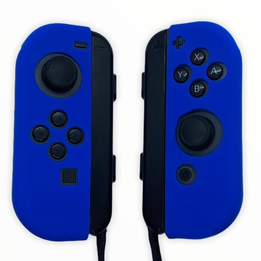 JenDore Fundas protectoras Joy-con de silicona azul para Nintendo Switch