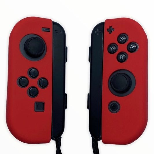 Jendore Coque de protection en silicone rouge pour Nintendo Switch Joy-con