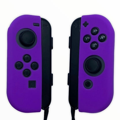 JenDore Purple Silicone Nintendo Switch Joy-con Protective Shell Covers