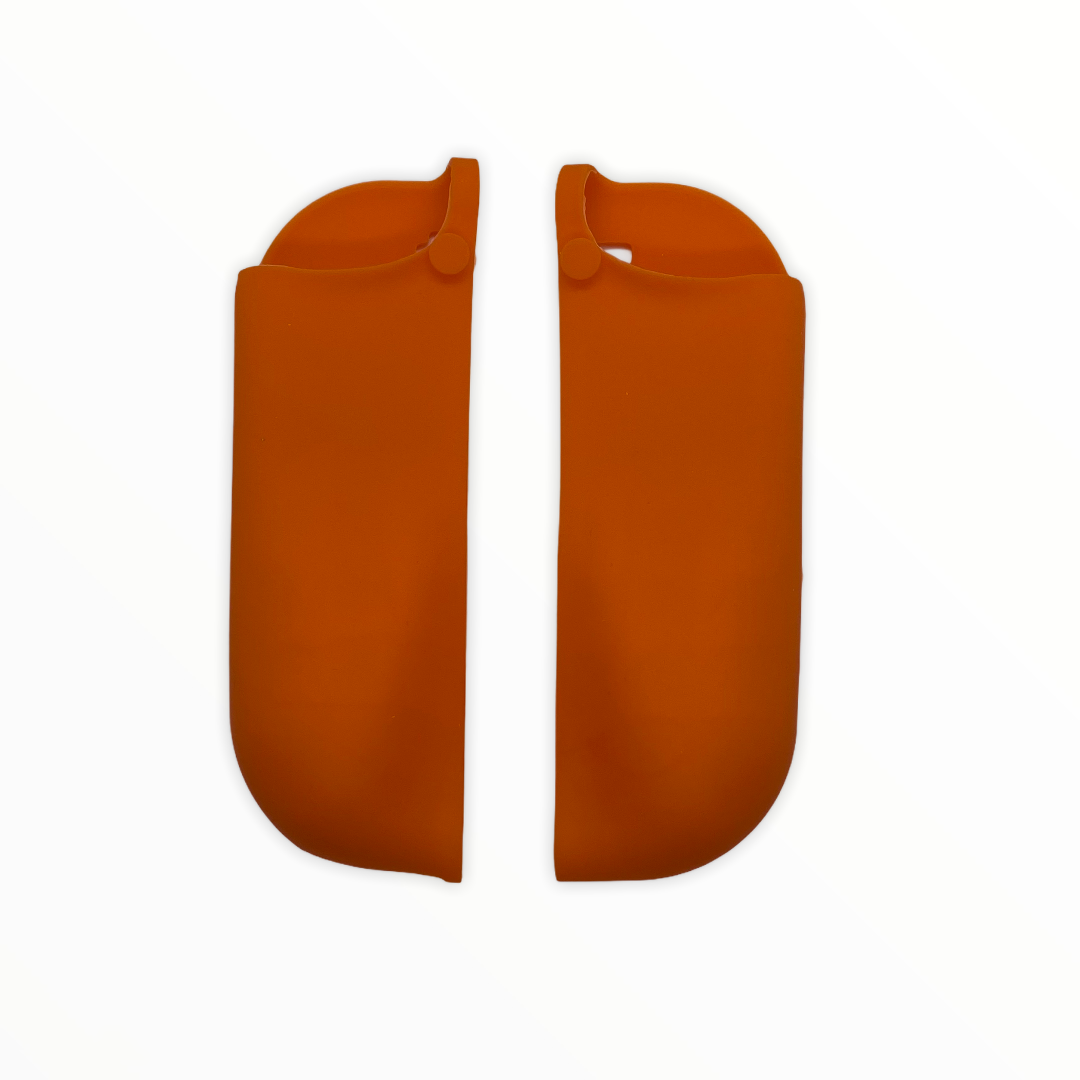 JenDore Orange Thumb Grips & Silicone Nintendo Switch Joy-con Protective Shell Covers Set