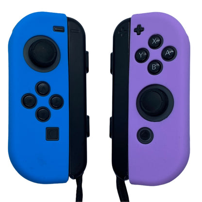 JenDore Lavender Purple & Blue Silicone Nintendo Switch Joy-con Protective Shell Covers